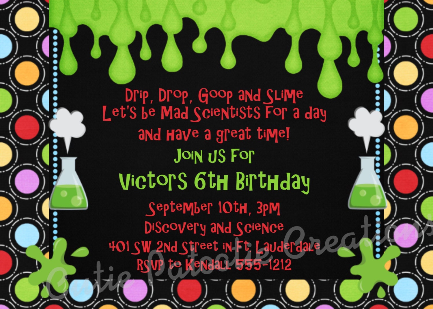 Mad Science Birthday Invitation Mad Scientist Birthday Party Invitations Printable or Printed Il_170x135