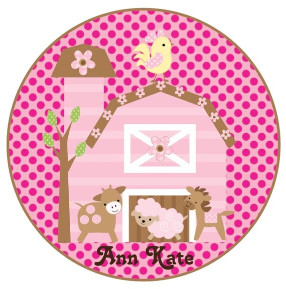 Pink Farm Personalized TShirt or Bodysuit Il_570xn