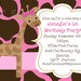 Pink Giraffe TShirt or Onesie Personalized Girls Giraffe Birthday Party Shirt ANY NUMBER AVAILABLE