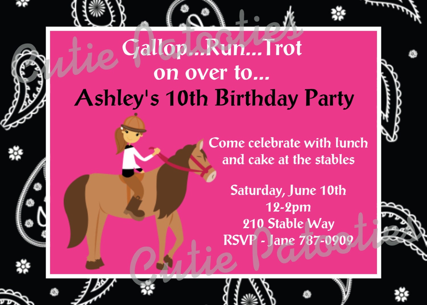horse-birthday-invitation-horse-birthday-by-cutiestiedyeboutique