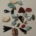 Vintage Jewelry Supplies - Natural Stones - Beads, Charms, Pendant, Cabochon, Bone, Turquoise...