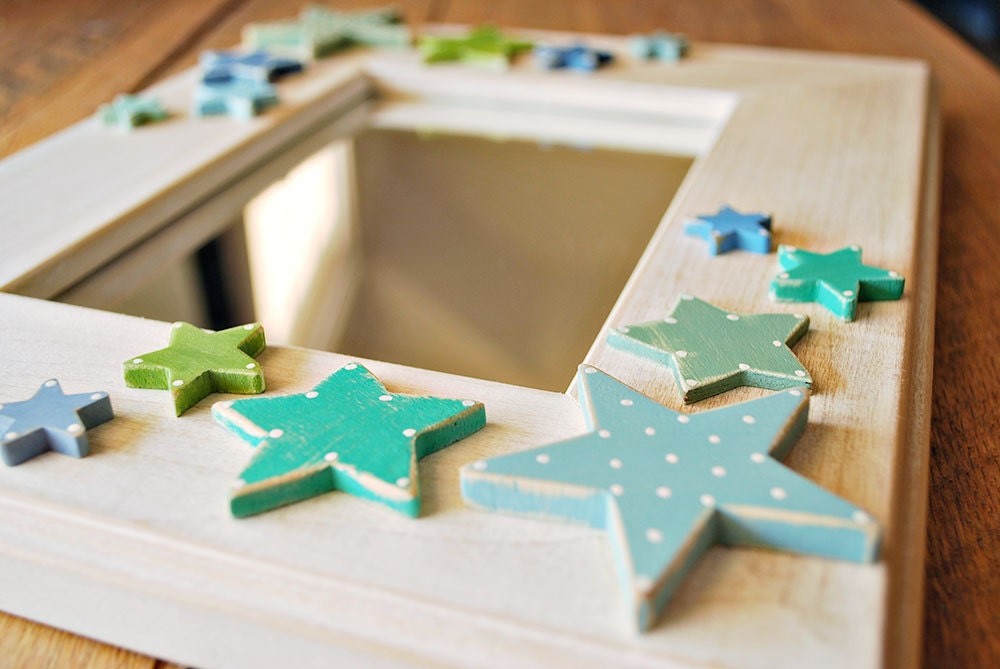beachy white mirror stars mirror cottage mirror beach house mirror