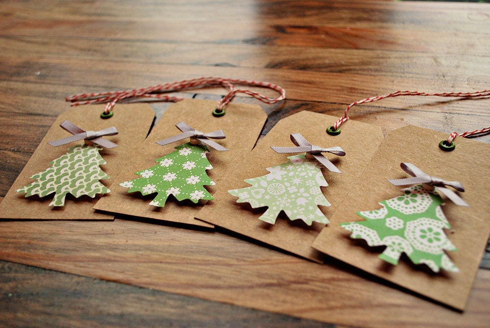 christmas gift tags christmas tree gift tags kraft christmas tags by oscar & ollie