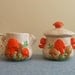 Mushroom Cream and Sugar set