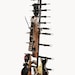 Keith Richards Full Size Smashed Guitar Sculpture