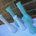 Retro Beach Bungalow Style Bud Vases