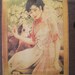 vintage Shanghai Calendar girl Poster for cigarettes