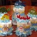 OCEAN FISH SEA baby shower mini diaper cake centerpiece favors