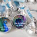 personalized PEACOCK WEDDING Hershey's Kisses labels - bridal shower wedding - FREE shipping
