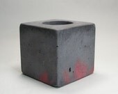 No.11 Cube Concrete Tea Light  Candle Holder