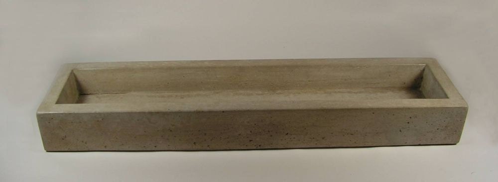Long Concrete Tray