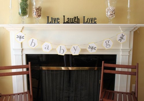Bumble Bee Baby Shower Party Pack JPEG Bumblebee