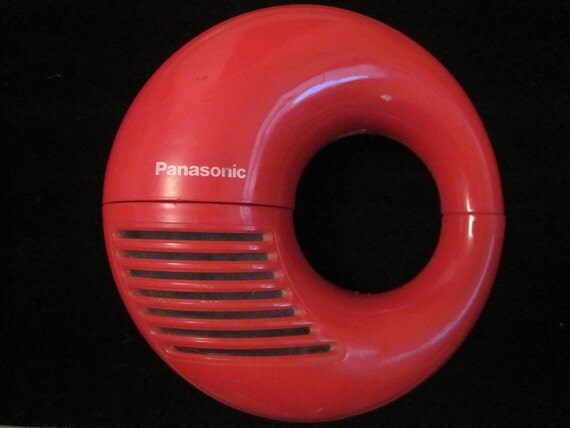 Red Panasonic R72 Wrist Radio by ALaProchaine on Etsy