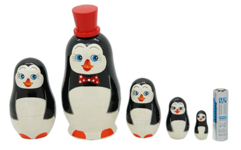 penguin nesting dolls