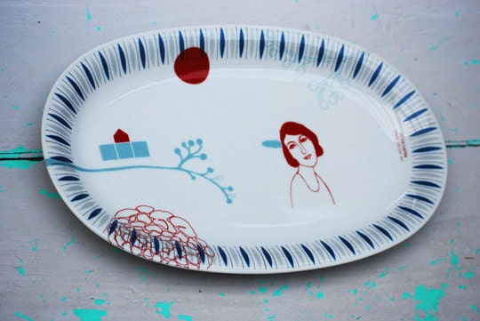 Vintage platter Madeleine