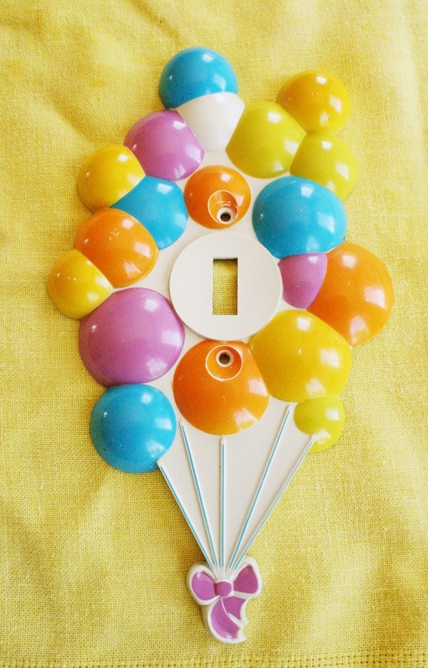 Vintage Balloon Lightswitch Plate