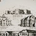 Decorative Plate Commemorating Burned-Down Schoolhouses - White Elephant Gift