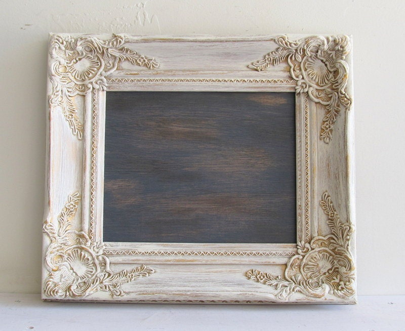 Chalkboard Wood Decor Sign Vintage Wedding CHALKBOARD Shabby Chic Chalk Board Decoration Custom Ornate Old World Distressed - MORE COLORS