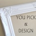 Wedding Chalkboard Magnetic Magnet Board Chalk Board Bulletin Board Cork Board Shabby Chic Wedding - - YOU PICK and DESIGN - - 24inx36in