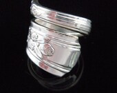 Silverware Ring Spoon Ring Flower - Rosalie