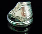 Sterling Silver Spoon Ring - Silverware Jewelry