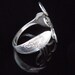 Unique Recycled Silver Fork Bracelet in Original Whimsical Circles Design Number One