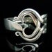 Antique Fork Bracelet - Size SMALL 5-6 inch wrist - Heart Design Numer 3