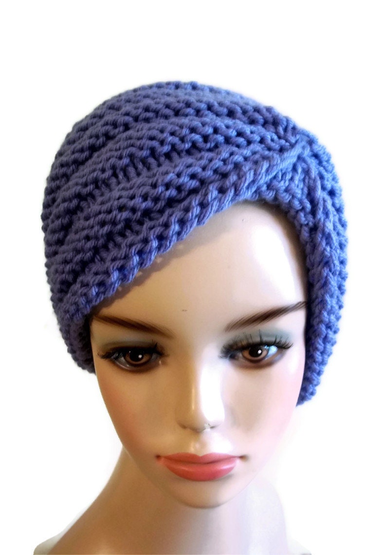 Knitting Pattern Turban Hat