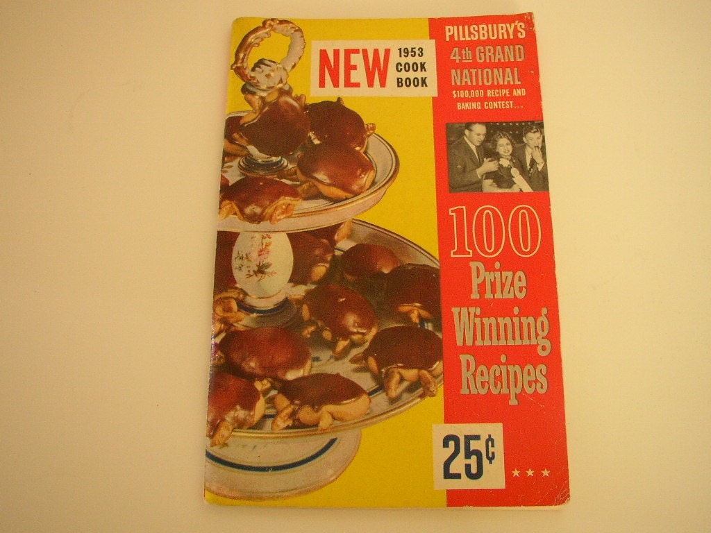Vintage Cookbook Pillsbury Prize Winning Recipes 1953
