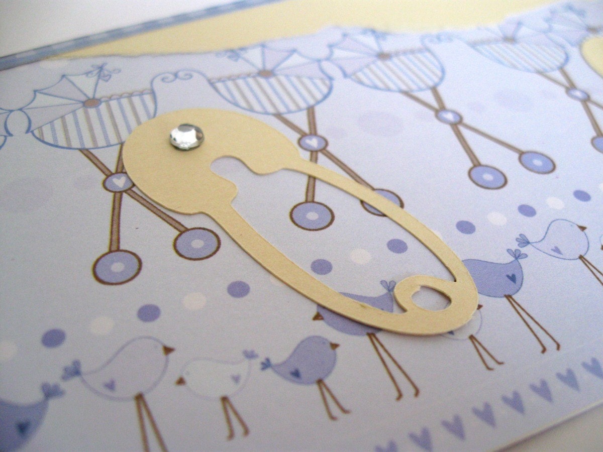 Its a Baby Boy 12x12 Premade Scrapbook Page