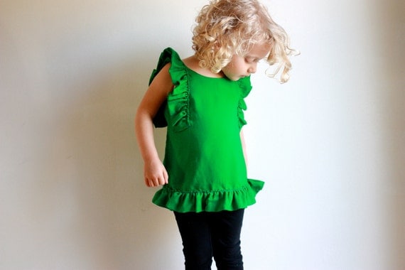 it's a party blouse / pdf sewing pattern sz 12 mos to 5T