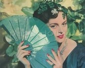 Mademoiselle 1948 Magazine Advertisement REVLON Sweet Talk Nail Polish Nail Enamel Lipstick Makeup and Berkshires Stockings