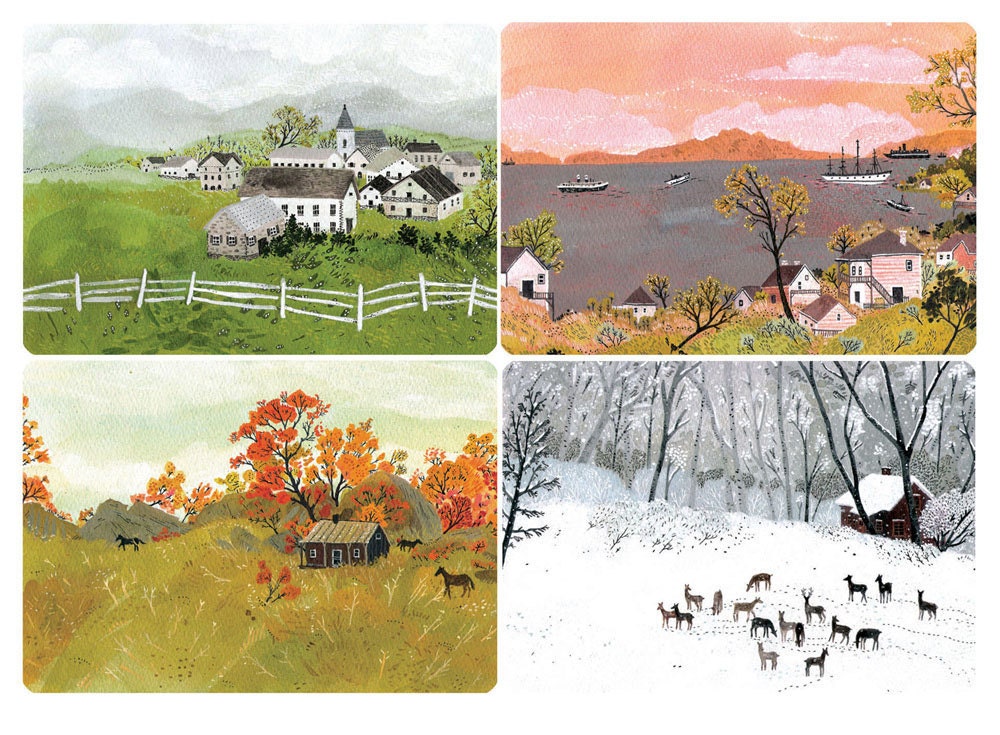 seasonal card set