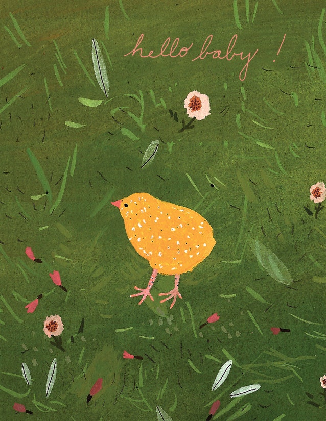 hello baby card