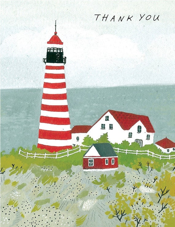 light house card