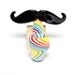 Glass Pipe - Mustache Sherlock - MADE TO ORDER -Hedcraft Glassworks