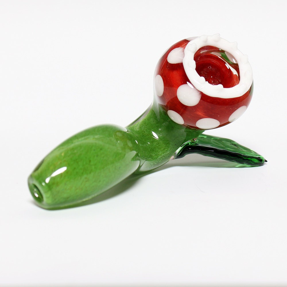Glass Pipe - Monster Plant- MADE TO ORDER- Hedcraft Glassworks-