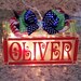 Personalized lighted glass block decor, LOVE