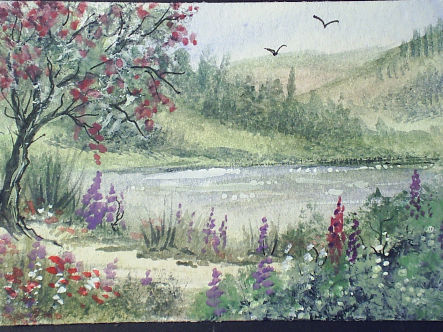 aceo original landscape