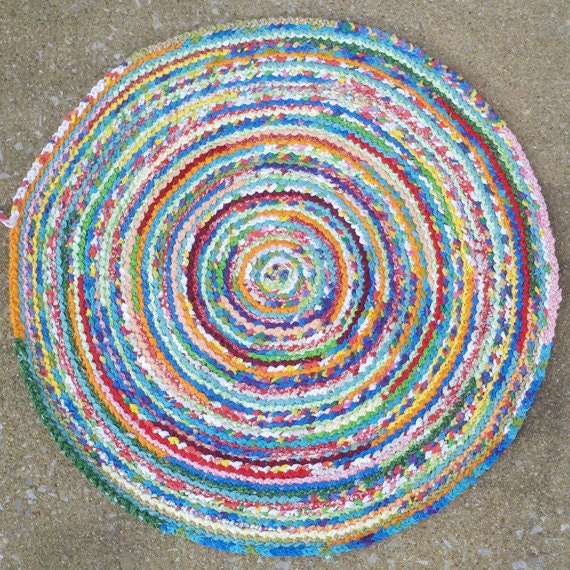 CUSTOM 5' Round Rug - you pick the color