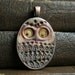 woodsy owl - simple truths pendant - MADE TO ORDER