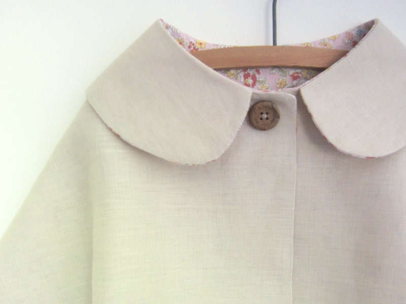 Girls Linen Cape