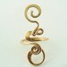 12k Gold Filled Long Toe Ring