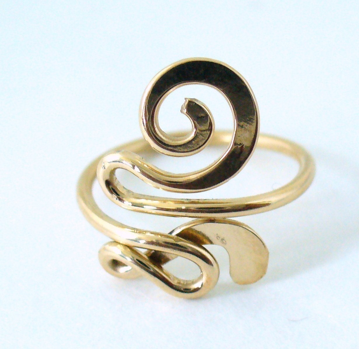 12k Gold Filled Snazzy Toe Ring