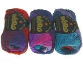 3 x 50g balls Noro Kureyon Wool Knitting Yarn 277