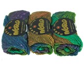 Noro Silk Garden Knitting Yarn 346, 3 x 50g balls