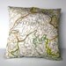 Decorative cushion map SWITZERLAND map cushion, map pillow cover, organic cotton, 16 inch , 40x40cm cushion