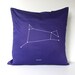 ARIES zodiac cushion, astrology decorative pillow eco friendly organic cotton cushion cover, pillow, 16", 41cms