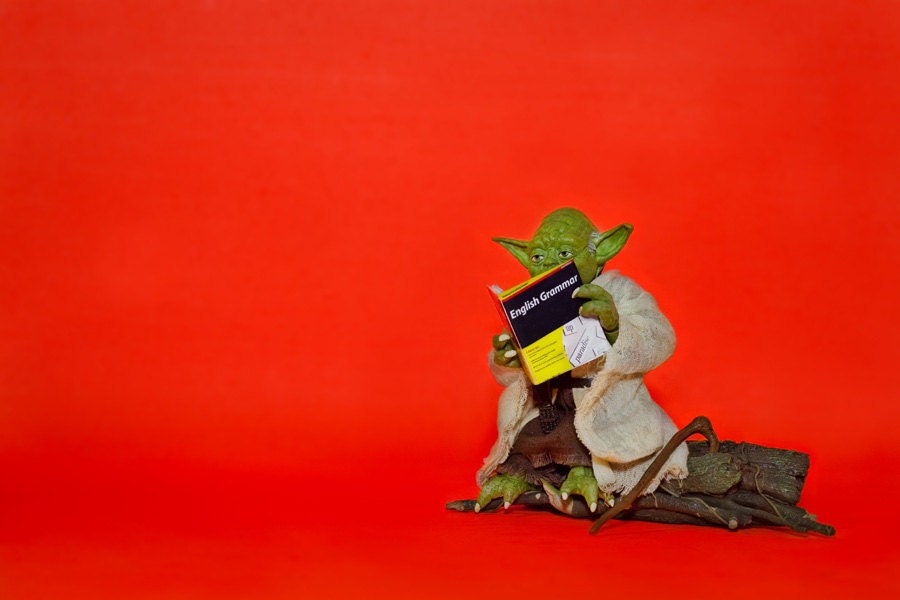 Yoda Grammar 5x7"