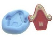 House sweet home flexible mold miniature jewelry cake resin polymer clay plaster chocolate dessert ice cream craft decoration